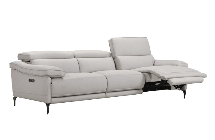 Frommans 現代極簡全牛皮電動沙發